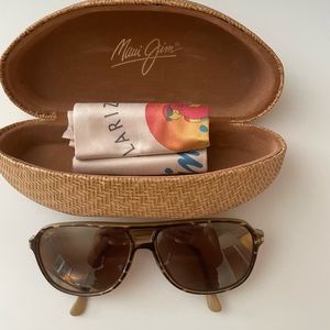 Maui jim polarized sunglasses aviator style(dawn patrol)